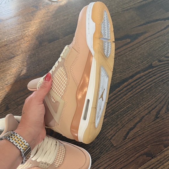 Jordan Women's Sneakers - Beige and Cream - Picture 4 of 7